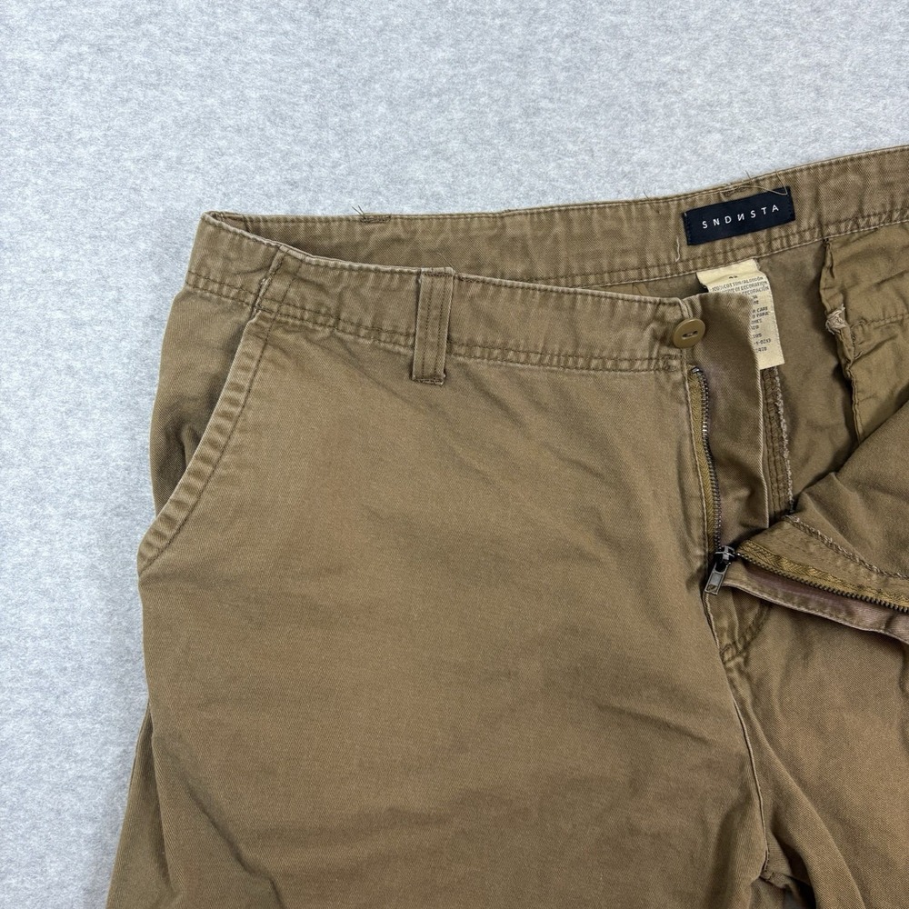 SNDNSTA Mens 42 Chino Shorts Brown Cotton Utility Gorpcore Outdoor Cargo 742478 - Picture 7 of 10